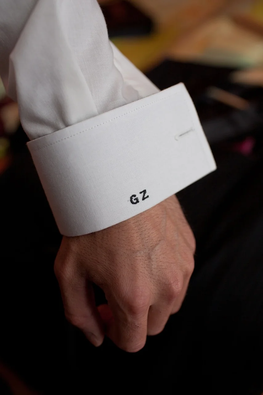 Masshemd mit Monogramm GZ